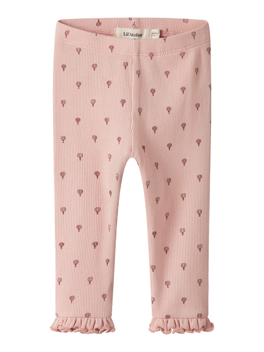 Lil' Atelier BABY GAGO KNY SLIM LEGGINGS - Cameo Rose