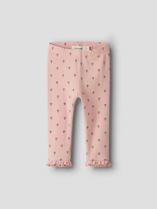 Lil' Atelier BABY GAGO KNY SLIM LEGGINGS - Cameo Rose