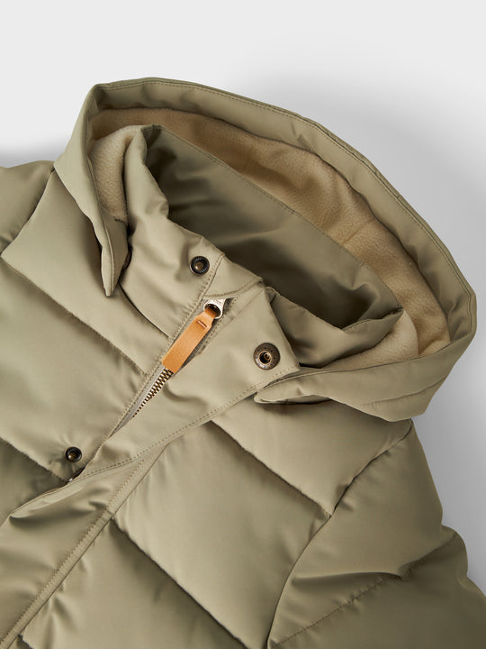Lil' Atelier Mini LAMEDOW03 PUFFER LONG JACKET - Overland Trek - Torgunns Barneklær AS