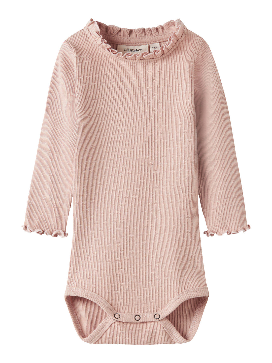 Lil' Atelier Baby NORA LS SLIM BODY - Cameo Rose - Torgunns Barneklær AS