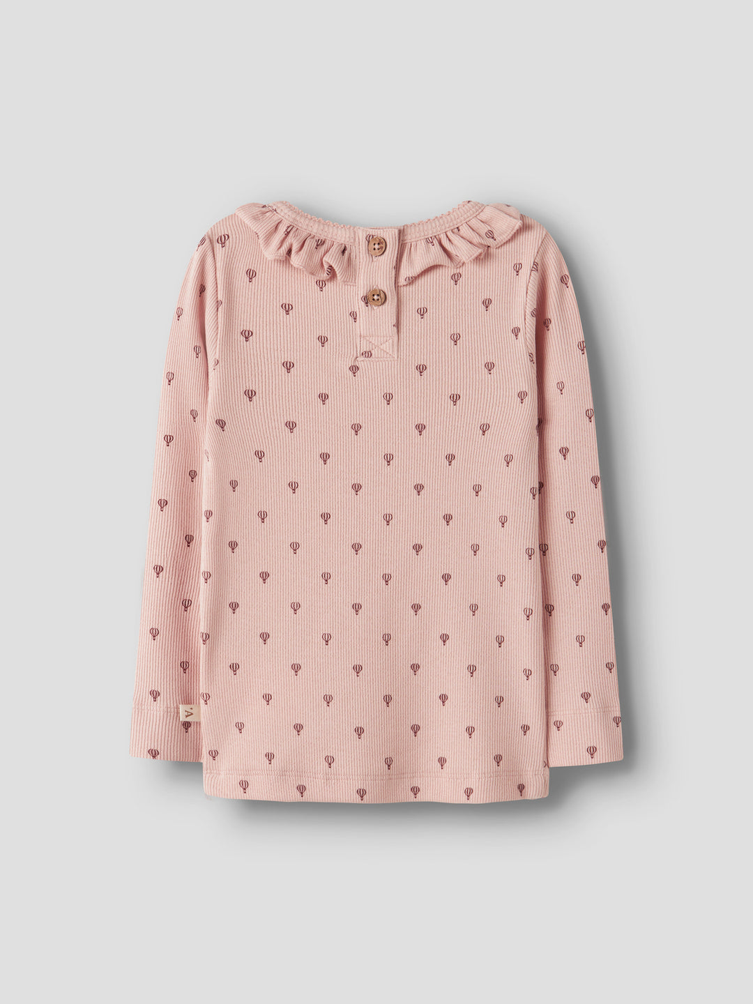 Lil' Atelier MINI GAGO KIS LS SLIM TOP - Cameo Rose