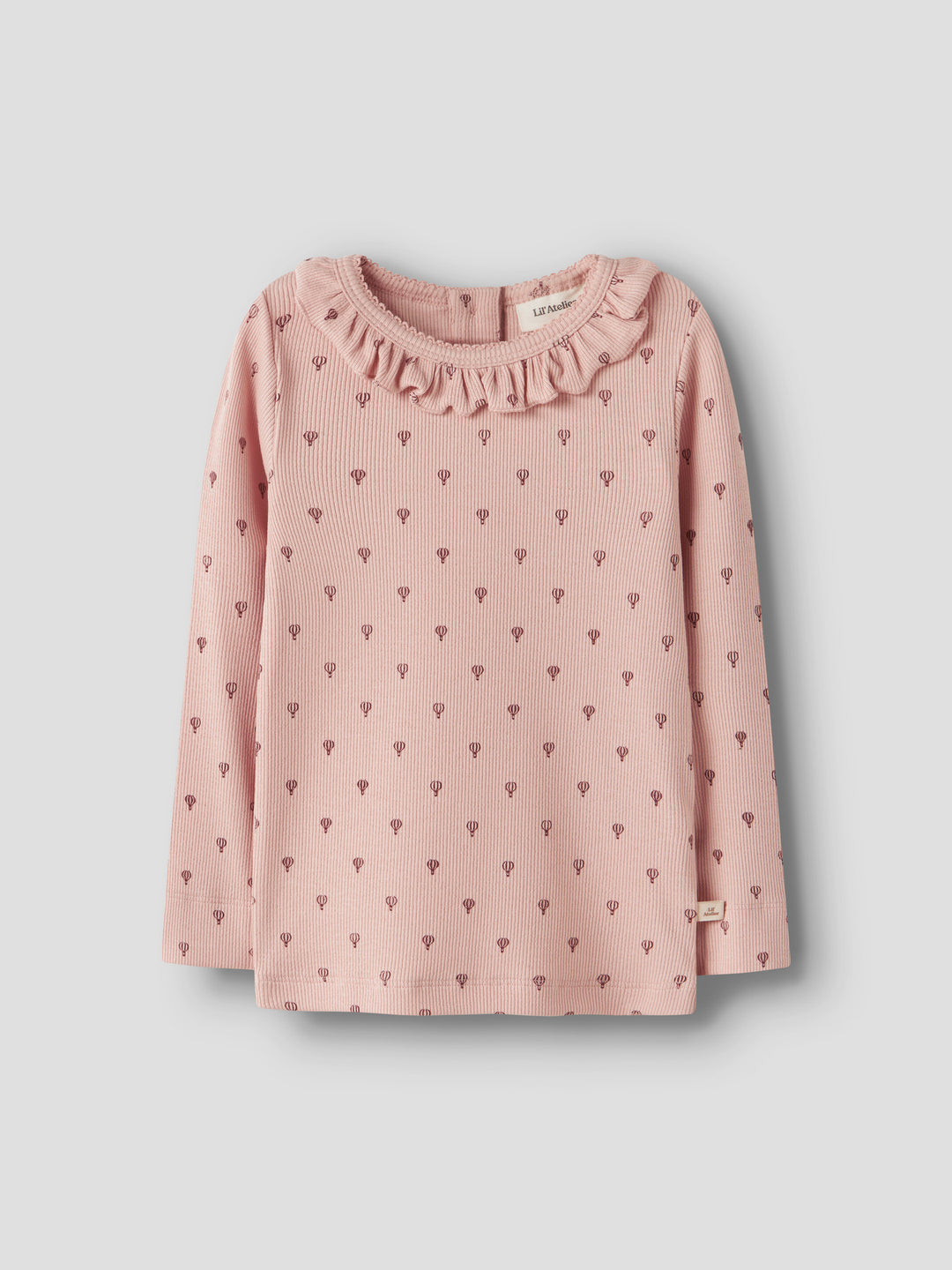 Lil' Atelier MINI GAGO KIS LS SLIM TOP - Cameo Rose