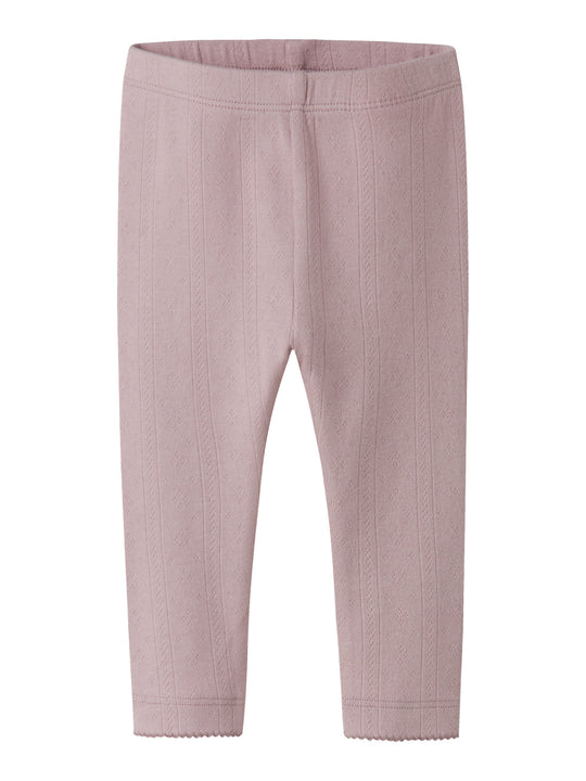 name it baby OKLAHOMA LEGGING - Burnished Lilac - Torgunns Barneklær AS