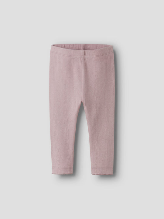 name it baby OKLAHOMA LEGGING - Burnished Lilac - Torgunns Barneklær AS