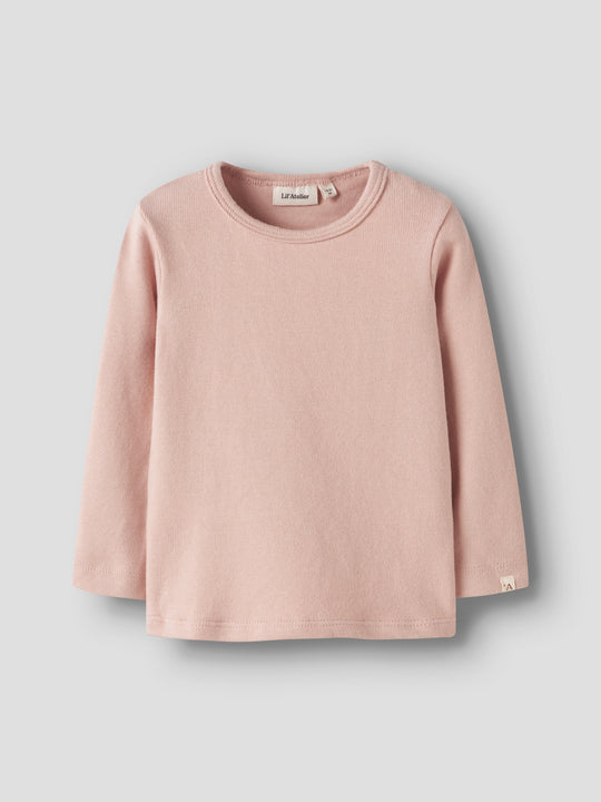 Lil' Atelier MINI THORA HIR LS SLIM TOP - Cameo Rose