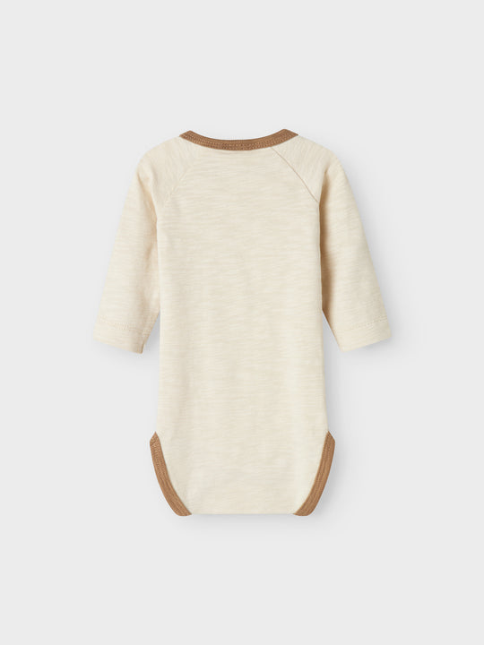 Lil' Atelier BABY ORVILLE LS BODY - Turtledove