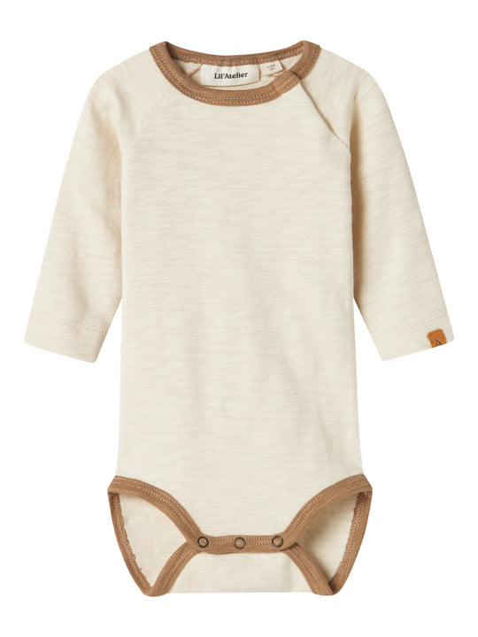 Lil' Atelier BABY ORVILLE LS BODY - Turtledove