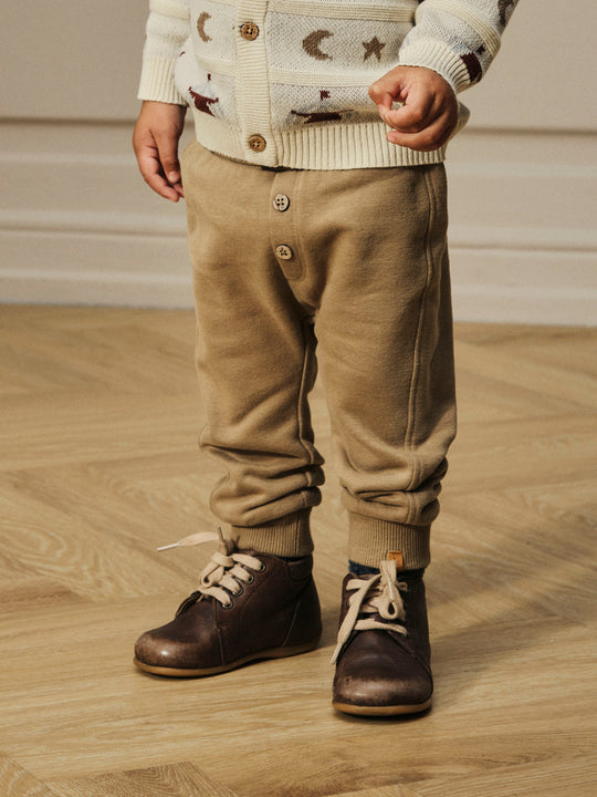 Lil' Atelier Baby ILONDON RAS LOOSE SWEAT PANT - Sepia Tint