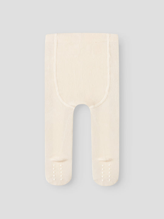 Lil' Atelier BABY FUNA ATI PANTYHOSE - Turtledove - Torgunns Barneklær AS