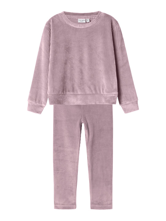 name it mini VELOA VELVET SET - Keepsake Lilac