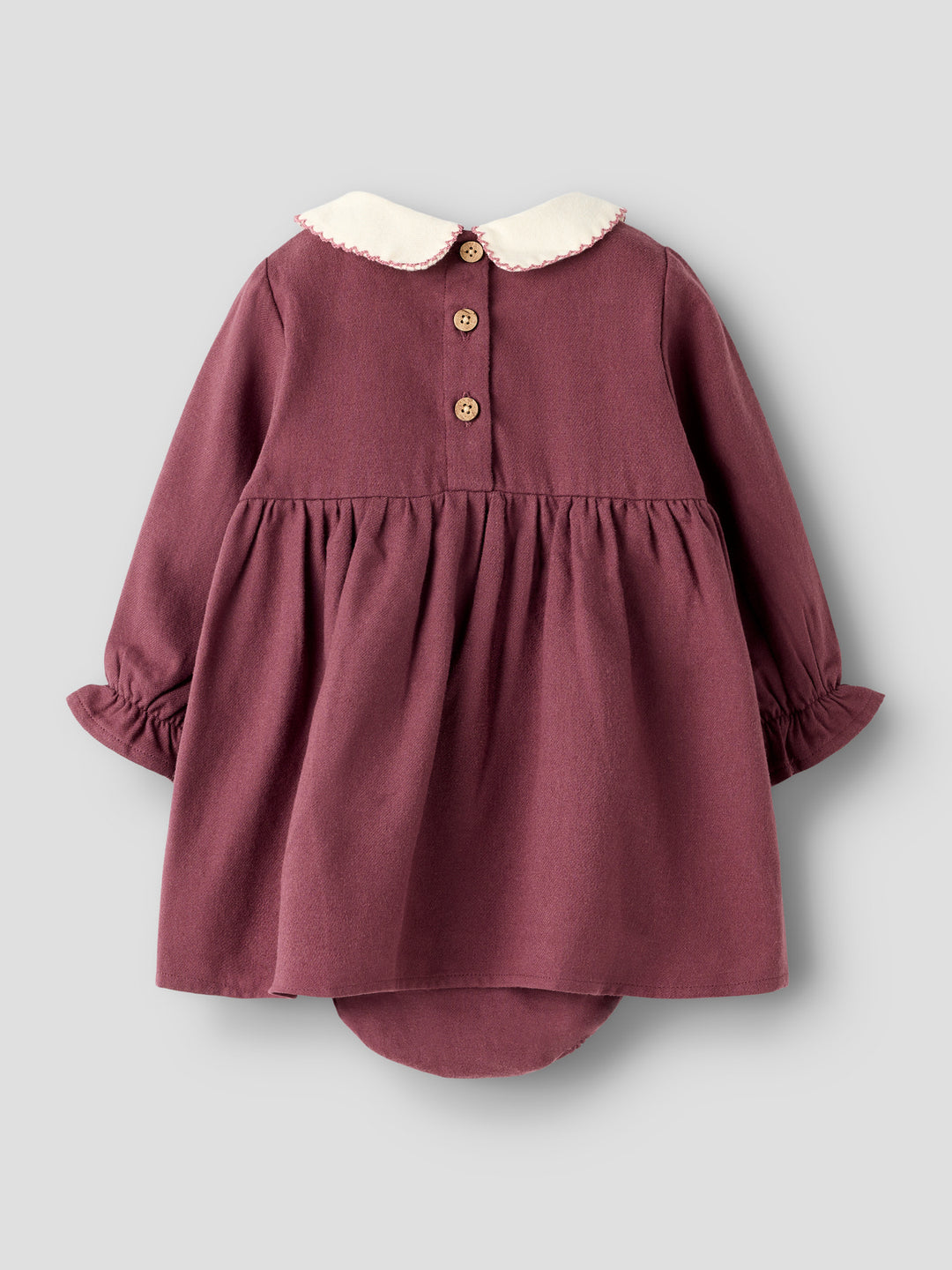 Lil' Atelier Baby REBEL LS BODY DRESS SOLID - Catawba Grape