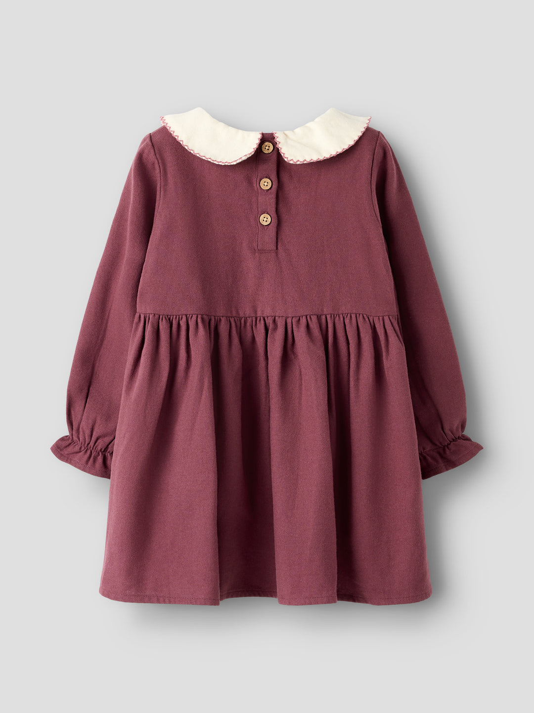 Lil' Atelier Mini REBEL LS DRESS SOLID - Catawba Grape