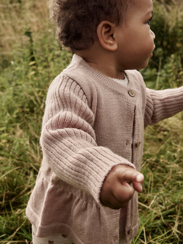 Lil Atelier Baby NOMO Nia Ullcardigan – Fawn