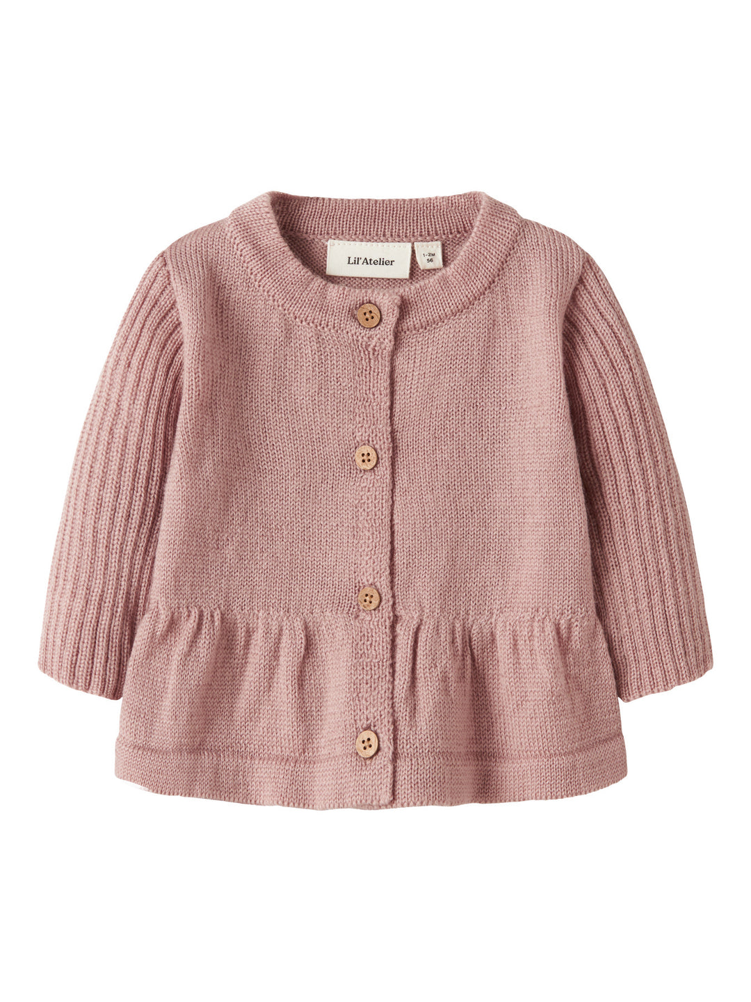 Lil Atelier Baby NOMO Nia Ullcardigan – Fawn