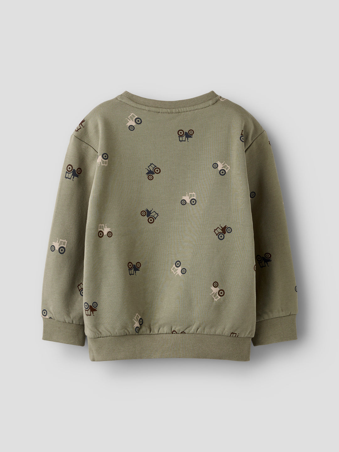 name it mini NIVANO LS SWEAT - Dusty Olive - Torgunns Barneklær AS