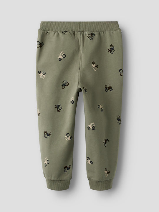 name it mini NIVANO NREG SWE PANT - Dusty Olive - Torgunns Barneklær AS
