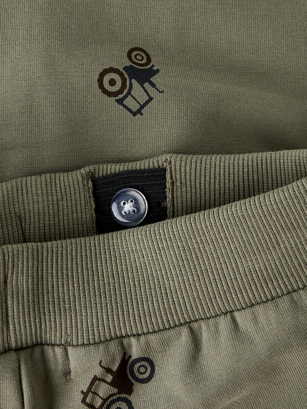 name it mini NIVANO NREG SWE PANT - Dusty Olive - Torgunns Barneklær AS