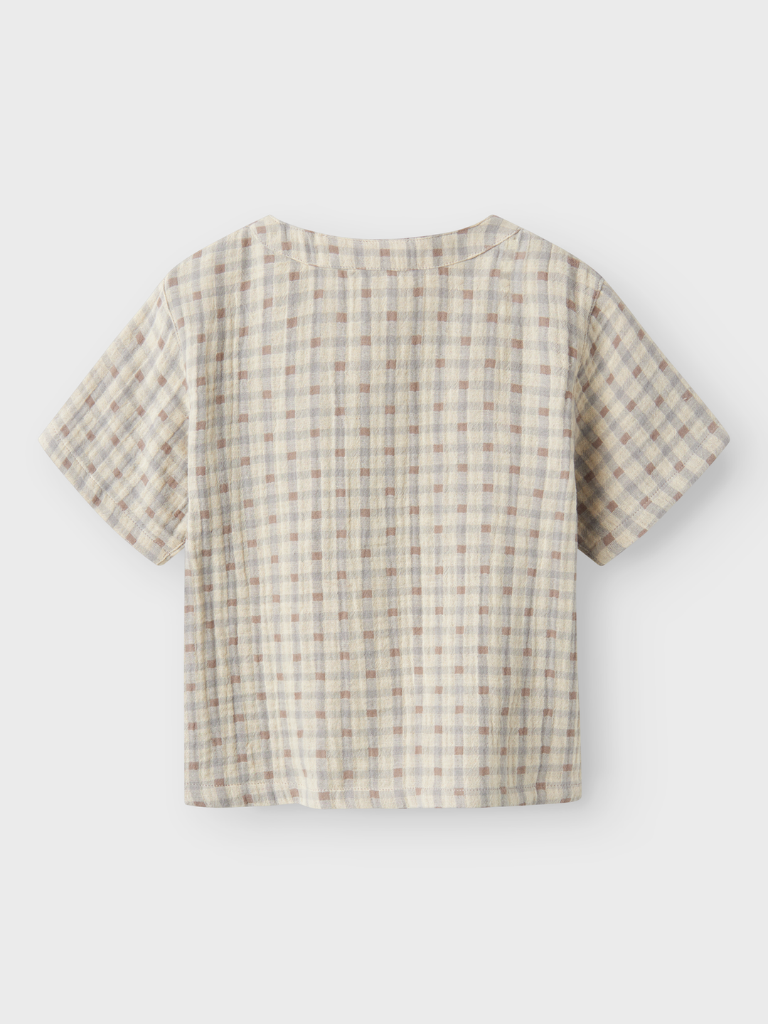 Lil' Atelier Mini JOEY SS SHIRT - Bleached Sand - Torgunns Barneklær AS