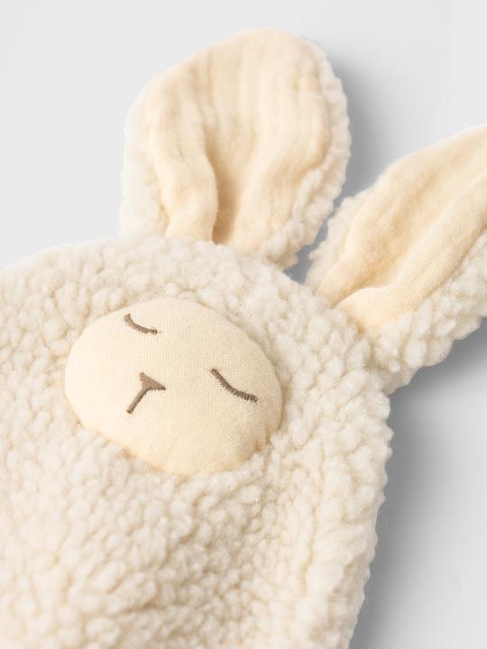 Lil' Atelier Baby NIGO SHERPA CUDDLE CLOTS - Birch Rabbit