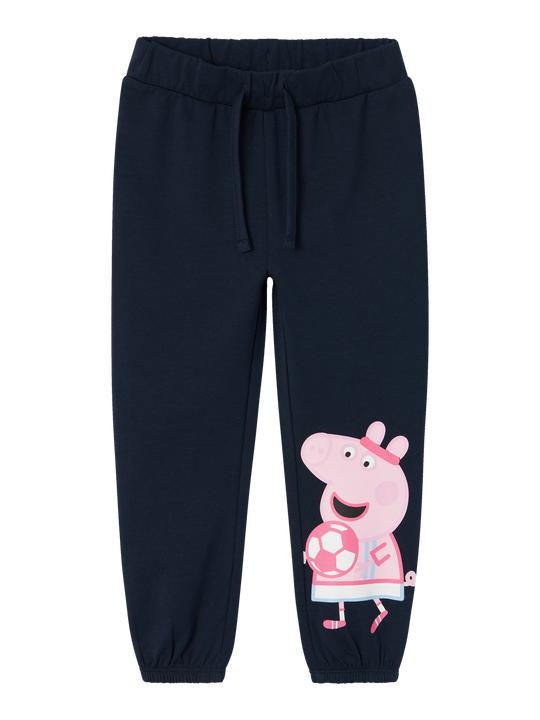 name it Mini MEMMA PEPPA SWEAT PANTS - Dark Sapphire - Torgunns Barneklær AS