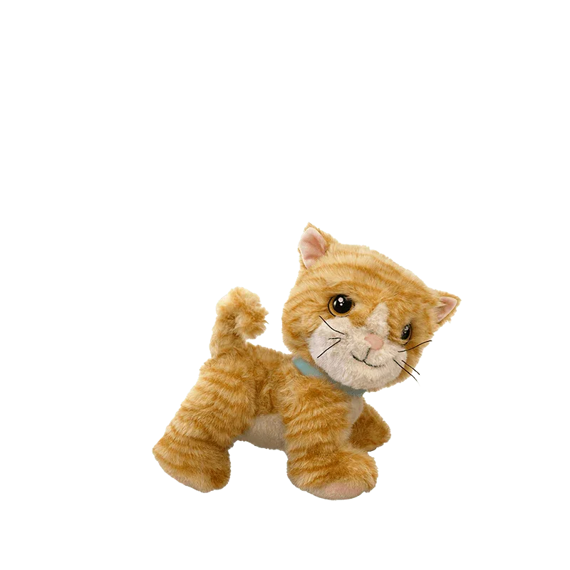 Myk plys katt for spedbarn og småbarn, perfekt leketøy for barn 0-8 år