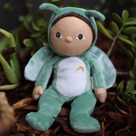 Olli Ella | Dinky Dinkum Dolls - Gideon Grasshopper - Green | Torgunns Barneklær AS