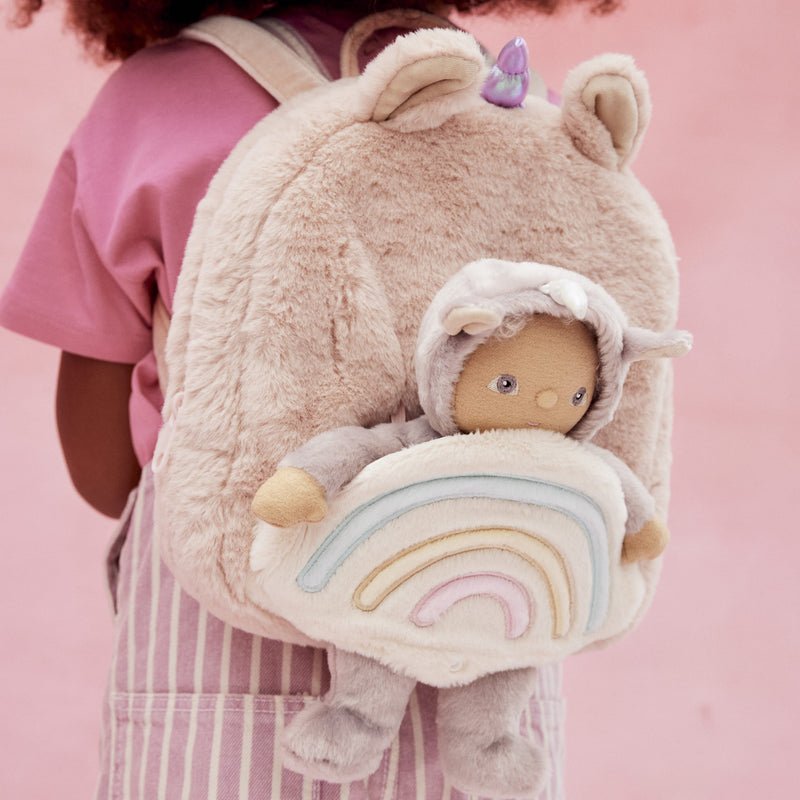 Olli Ella - HOPALONG UNICORN BACKPACK - PINK | Torgunns Barneklær AS