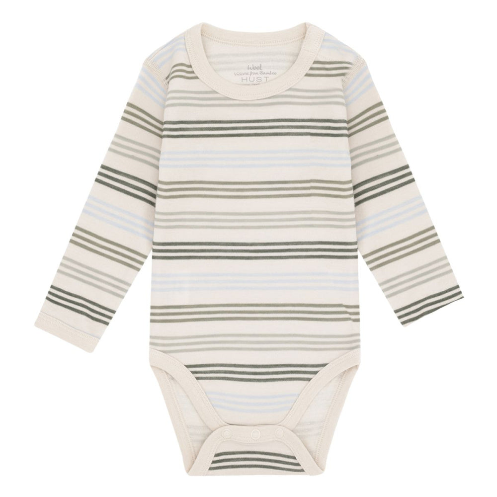Hust &amp; Claire | Baloo 3 Stripes Body Ull/Bambus – French Oak