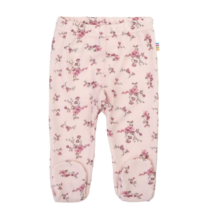 Joha Ull/Bambus Leggings m/Fot – Engblomst