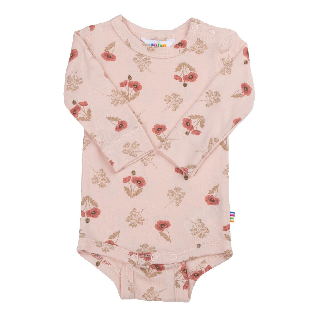 Joha Bambus | Body m/Blomsterprint - Rosa