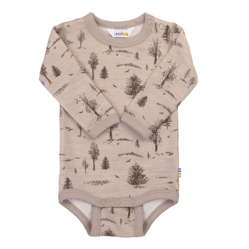 Joha Ull/Bambus Body – Beige Skog