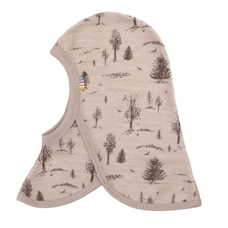 Joha Ull/Bambus Balaclava – Beige Skog