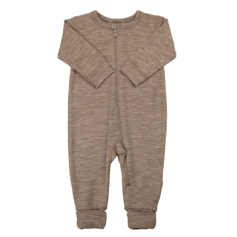 Joha Ull/Silke | Heldress m/Tryllefot - Beige Melert - Torgunns Barneklær AS