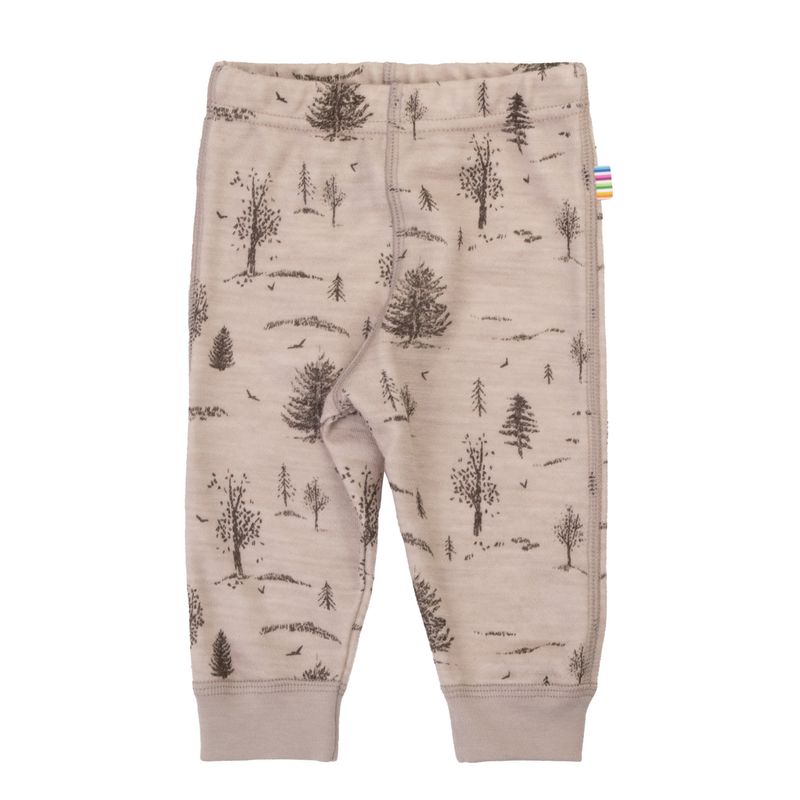 Joha Ull/Bambus Leggings – Beige Skog