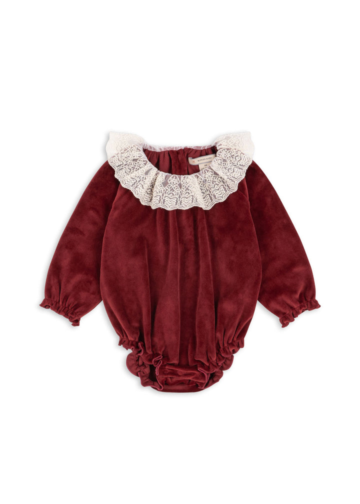 Konges Sløjd | VENOLA ROMPER heldrakt – Red Dahlia