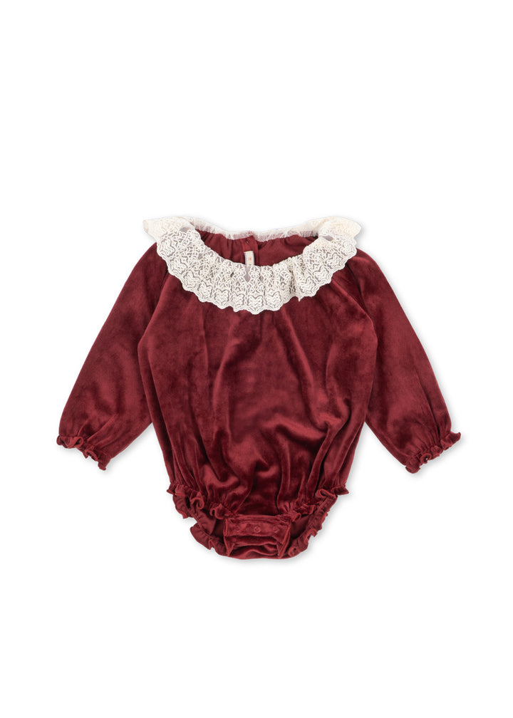 Konges Sløjd | VENOLA ROMPER heldrakt – Red Dahlia