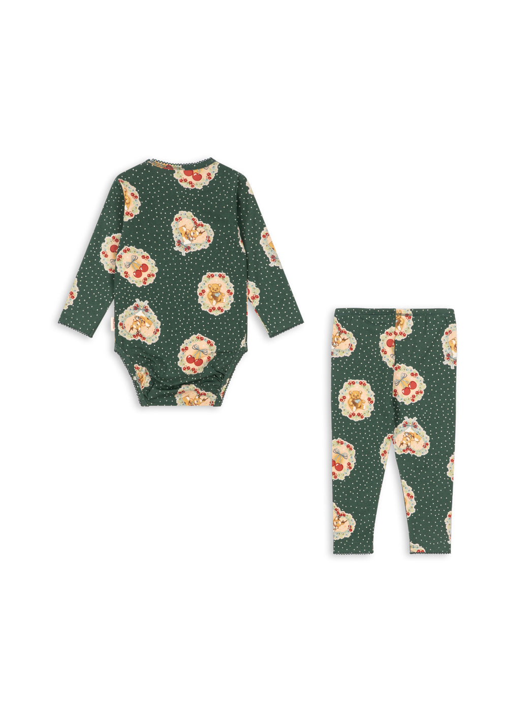 Konges Sløjd | Basic Body/Pants Set – Deer Diary Green