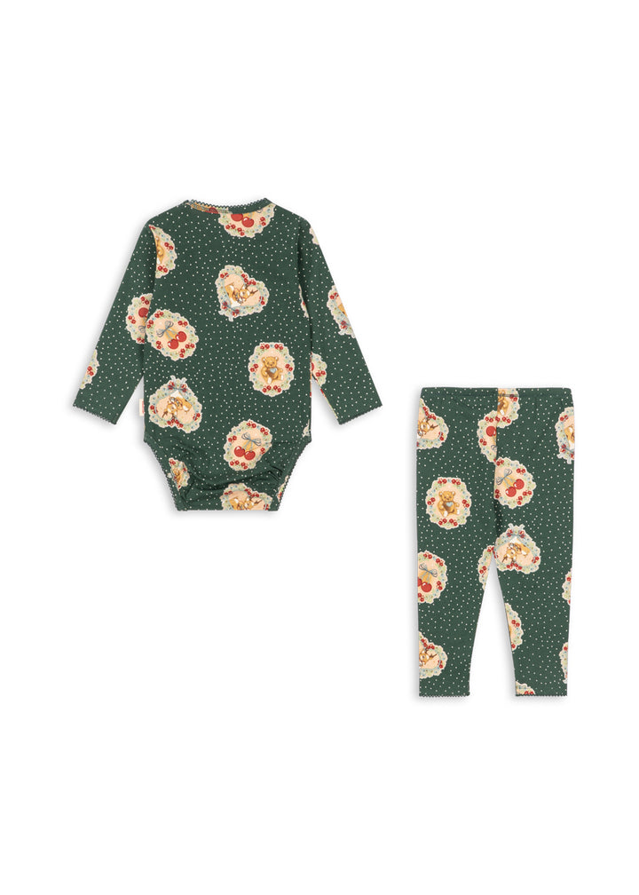 Konges Sløjd | Basic Body/Pants Set – Deer Diary Green