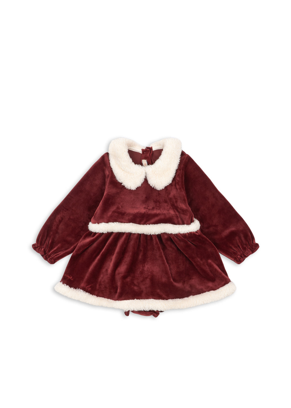 Konges Sløjd | Christmas Romper Dress julekjole – Red Dahlia