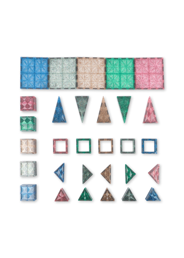 Konges Sløjd | Piece by Piece Magnetic Build Glitter – 100 deler