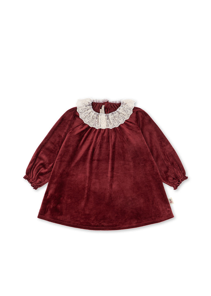 Konges Sløjd | Venola Dress julekjole – Red Dahlia