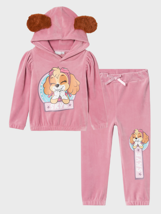 name it mini NADIA PAW PATROL TERRY SET - Mauve Orchid