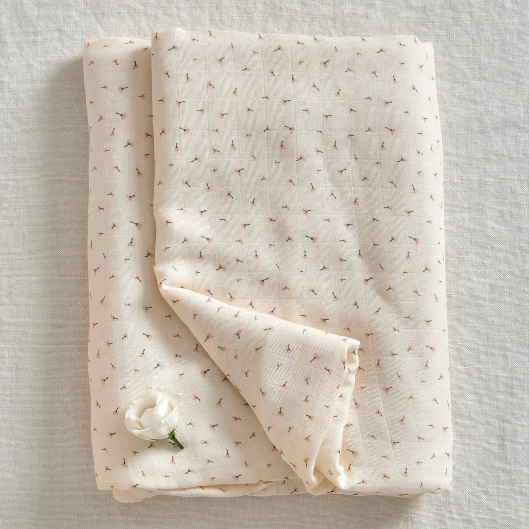Jack o Juno | Muslin Blanket - Poppy in Bloom