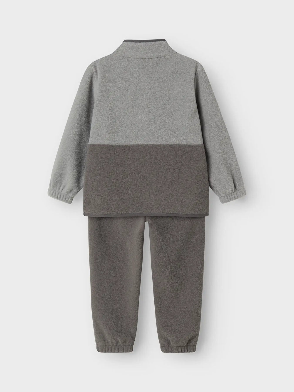 Lil' Atelier Mini LASPEKTRA FLEECE SET - Ultimate Grey - Torgunns Barneklær AS