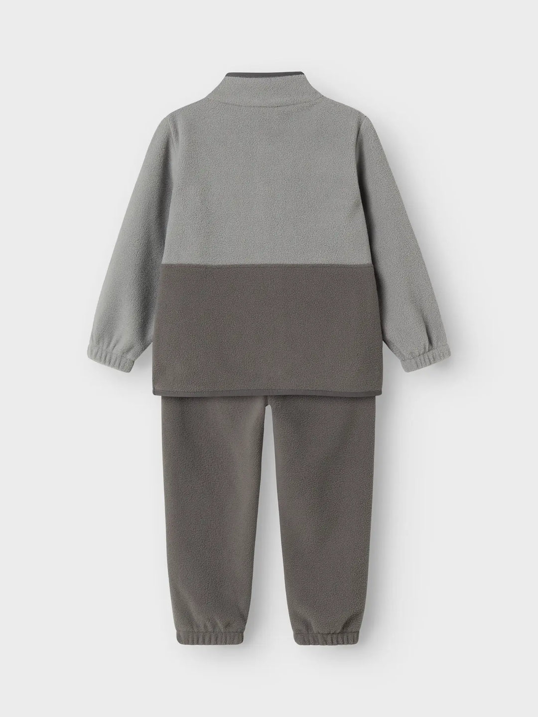 Lil' Atelier Mini LASPEKTRA FLEECE SET - Ultimate Grey - Torgunns Barneklær AS
