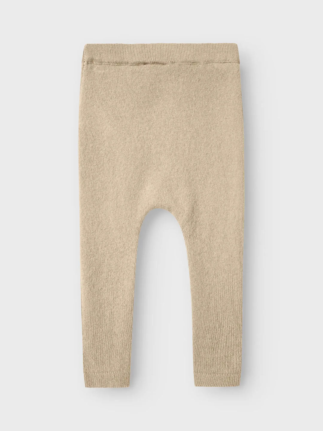 Lil' Atelier Mini WOOL NALIO KNIT PANT - Safari Melange - Torgunns Barneklær AS