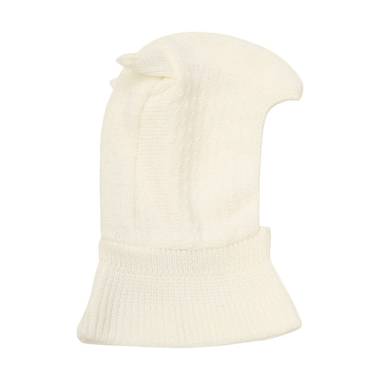 HUTTELiHUT Balaclava Ears Wool Knit - Antique White