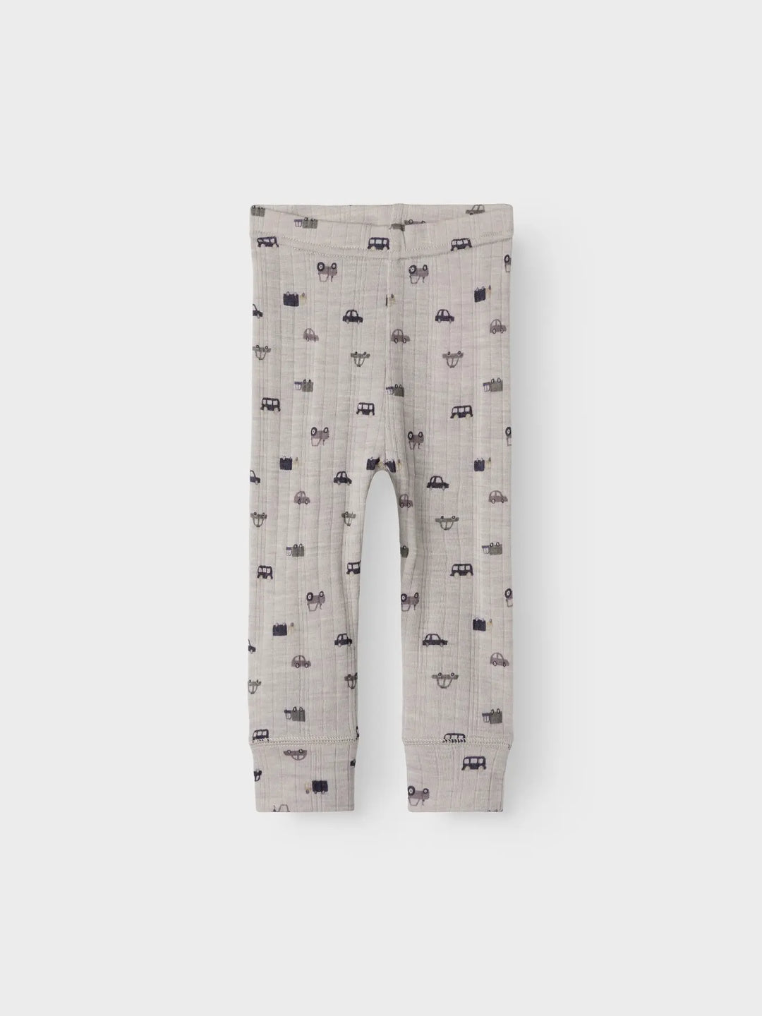 name it baby WANG WOOL NEEDLE LONGJOHN NOOS - Nacreous Cloud | Small Cars - Torgunns Barneklær AS