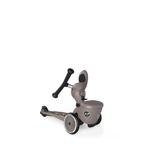 Scoot & Ride | Sparkesykkel Highwaykick 1 Lifestyle - Brown lines | Torgunns Barneklær AS