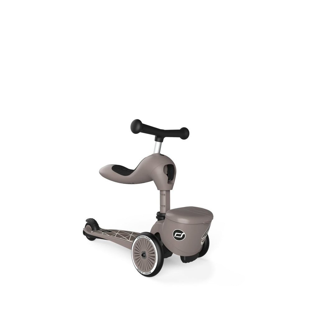 Scoot & Ride | Sparkesykkel Highwaykick 1 Lifestyle - Brown lines | Torgunns Barneklær AS